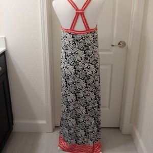 Max Studio - Summer Maxi dress - Black/White/Red - Size Small - NWT